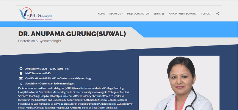 Venus hospital – best IVF hospital in Nepal